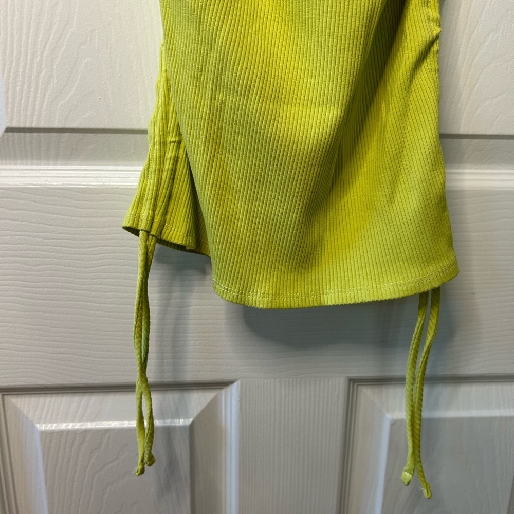 Lulu's Vibrant Lime Green Dress - Picture 6 of 9